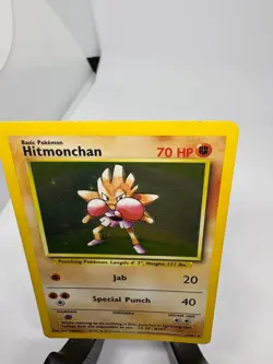 Pokemon TCG Hitmonchan 7/102 Holo Rare Base Set Lightly Played good condition - Image 5