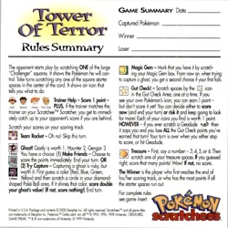 2000 Pokemon Decipher Tower of Terror Haunter Scratchees English Unscratched - Image 2
