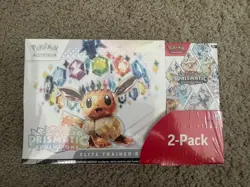 Pokemon TCG Prismatic Evolutions ETB with Booster Bundle Costco 2-Pk NEW SEALED - Image 1