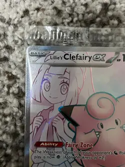 Pokemon SEALED Lillie’s Clefairy EX 195 Black Star Promo + Lillie's Pearl - Image 4
