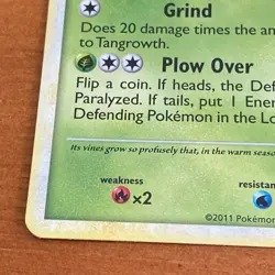 Pokemon TCG Tangrowth Call of Legends 34/95 Exclusive Cracked Ice Holo NM - Image 3