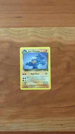 Dark Machamp 27/82 Team Rocket Regular Rare Pokemon TCF Vintage - Image 1