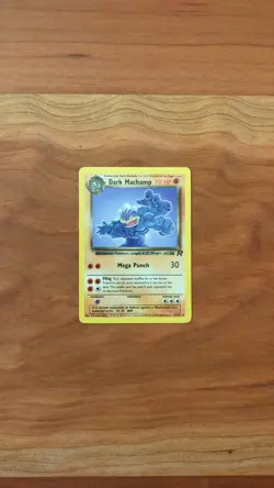 Dark Machamp 27/82 Team Rocket Regular Rare Pokemon TCF Vintage - Image 2