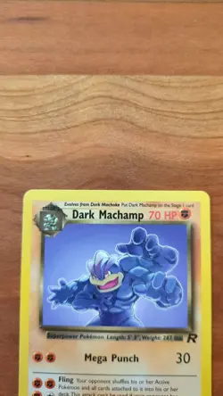 Dark Machamp 27/82 Team Rocket Regular Rare Pokemon TCF Vintage - Image 5