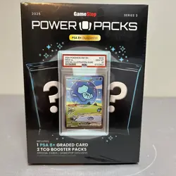 Gamestop Pokemon Power Pack Series 3 - 2 TCG Packs & 1 PSA Slab Brand new Sealed - Image 1