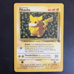 Pokemon Vintage Ivy Pikachu #1 WotC Black Star League Promo 1999 - Image 1