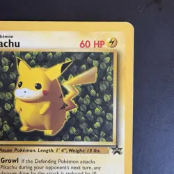 Pokemon Vintage Ivy Pikachu #1 WotC Black Star League Promo 1999 - Image 3