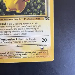 Pokemon Vintage Ivy Pikachu #1 WotC Black Star League Promo 1999 - Image 4