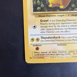 Pokemon Vintage Ivy Pikachu #1 WotC Black Star League Promo 1999 - Image 5