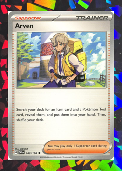 Arven 166/198 (Build Your Deck or Playset) Scarlet & Violet Base NM - Image 1