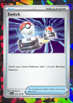 Switch 194/198 (Build Your Deck or Playset) Scarlet & Violet Base Set Near Mint - Image 1
