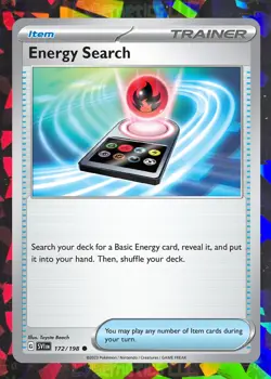 Energy Search 172/198 (Build Your Deck or Playset) Scarlet & Violet Base Set NM - Image 1