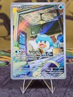 Pokemon TCG Quaxly 206/193 Paldea Evolved Illustration Rare Holo NM - Image 1