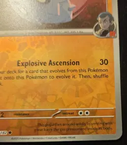 Team Rocket's Pupitar 095/182 Reverse Holo Common Destined Rivals Pokemon TCG - Image 5