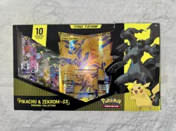 Nintendo Pokemon TCG Pikachu and Zekrom-GX Tag Team Premium Collection - Image 1