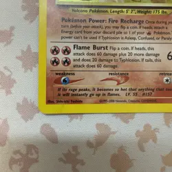 #017/111 Typhlosion (17) Unlimited Neo Genesis Holo Rare Pokemon TCG LP/MP - Image 3
