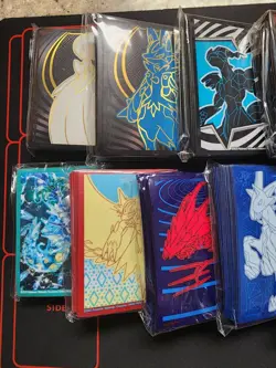 Lot of 12 Pokemon ETB Packs of Sleeves + Lot of 4 Ultra Pro Pokemon Sleeves - Image 2