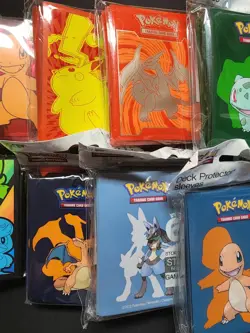 Lot of 12 Pokemon ETB Packs of Sleeves + Lot of 4 Ultra Pro Pokemon Sleeves - Image 3