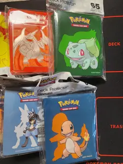 Lot of 12 Pokemon ETB Packs of Sleeves + Lot of 4 Ultra Pro Pokemon Sleeves - Image 4