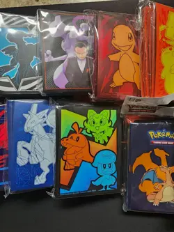 Lot of 12 Pokemon ETB Packs of Sleeves + Lot of 4 Ultra Pro Pokemon Sleeves - Image 5