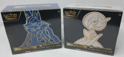Mega Evolution Gardevoir & Lucario Pokemon Center Elite Trainer Box ETB Pair Set - Image 1