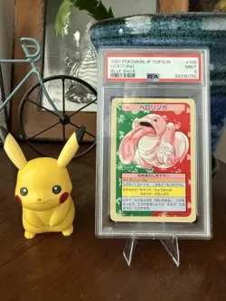 1997 Pokemon Japanese Topsun Blue Back #108 Lickitung PSA 9 - Image 1