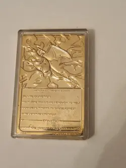 Pokemon 23K Gold Plated Charizard With Authenticity Certificate - Image 2