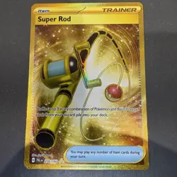 Super Rod (276/193) - Gold Secret Rare - Paldea Evolved MINT POKEMON TCG - Image 1