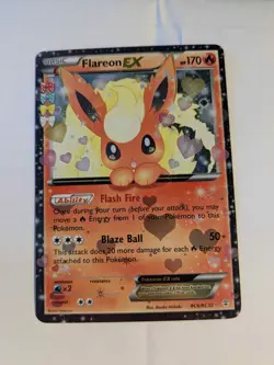 Pokemon TCG Flareon EX | RC6-32 Generations: Radiant Collection Holo NM - Image 1
