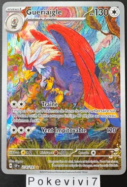 Carte Pokemon GUERIAIGLE 214/191 Holo Secrete EV8 SSP FR NEUF - Image 1