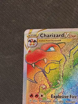 Pokemon TCG Charizard Vstar Brilliant Stars 174/172 Secret Rare Rainbow Foil - Image 3