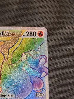 Pokemon TCG Charizard Vstar Brilliant Stars 174/172 Secret Rare Rainbow Foil - Image 4
