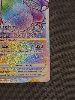 Pokemon TCG Charizard Vstar Brilliant Stars 174/172 Secret Rare Rainbow Foil - Image 5