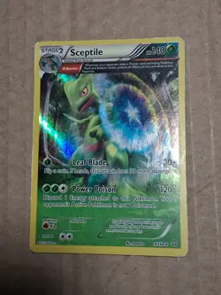 Pokemon TCG Sceptile Primal Clash 9/160 Regular Holo Rare - Image 1