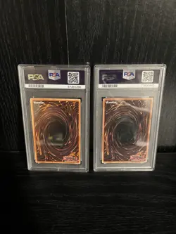 Yu-Gi-Oh! 1St Ed.RED-EYES DRK.DRAGOON PSA 10 & Slifer The Sky dragon PSA 7 Deal - Image 2