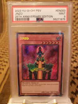 Jinzo PSV-EN000 Pharaoh's Servant 25th Anniversary Edition Unlimited PSA Mint 9 - Image 1