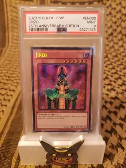 Jinzo PSV-EN000 Pharaoh's Servant 25th Anniversary Edition Unlimited PSA Mint 9 - Image 3