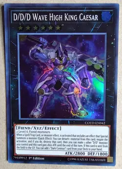 D/D/D Wave High King Caesar - SR - Yu-Gi-Oh! - COTD-EN042- 1st Ed. - LP+ - Image 1