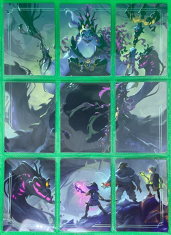 Ursula Puzzle Piece Complete Set (9 Cards) DISNEY LORCANA Ursula's Return NM - Image 1