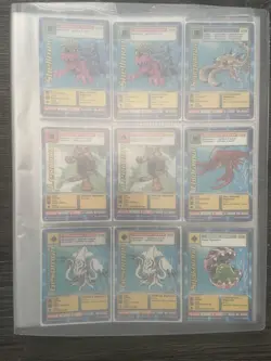 Digimon Card Trading Card Bundle In Binder 1999 Bandai - Image 1