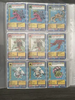 Digimon Card Trading Card Bundle In Binder 1999 Bandai - Image 2