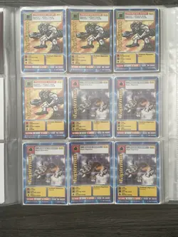 Digimon Card Trading Card Bundle In Binder 1999 Bandai - Image 5