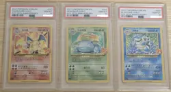 KOREAN PSA 10 Pokemon Cards 25th Anniversary S8a-P Charizard Venusaur Blastoise - Image 1