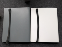 2x Ultra Pro 9 Pocket Binder Side Loading for Pokemon Cards Grey & White - Image 2