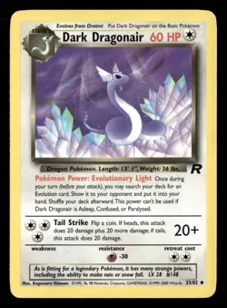 Dark Dragonair - 33/82 - Uncommon - Team Rocket - Pokemon Card - LP - Image 1