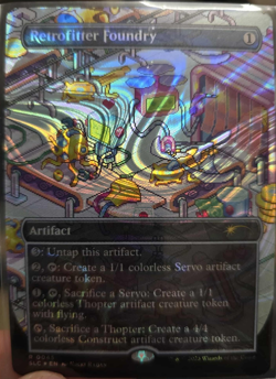 MTG Retrofitter Foundry HALO FOIL 0045 MTG, Magic the Gathering - Image 1