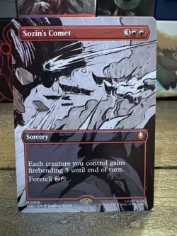 Sozin's Comet - BORDERLESS #309 - Avatar: The Last Airbender - NM MTG - Image 1
