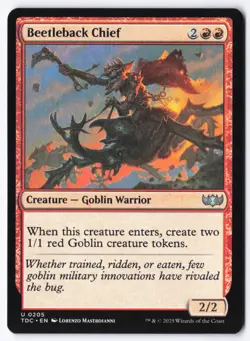 Beetleback Chief U Commander: Tarkir: Dragonstorm 205 NM - Image 1