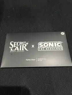 Magic the Gathering MTG Secret Lair x Sonic: Turbo Gear (Foil) SEALED - Image 1