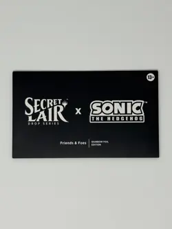 *Damaged Envelope* MTG: Secret Lair x Sonic: Friends & Foes Rainbow Foil Edition - Image 1